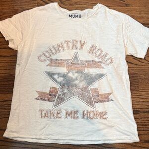 Show Me Your MuMu Cream Graphic Tee